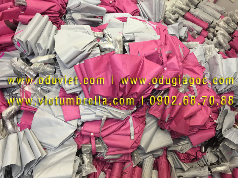xưởng sản xuất ô dù cầm tay in logo quảng cáo
